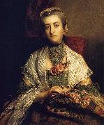 Sir Joshua Reynolds, Portrait of Caroline Fox